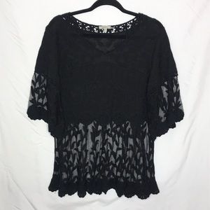 🌟FLASH SALE 🌟 Black Lace Blouse